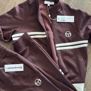 Sergio Tacchini Deep Burgundy Track Jacket